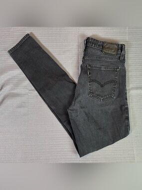 Levi’s 721 High Rise Skinny Jeans Women’s 28x30 Black Wash Stretch Denim